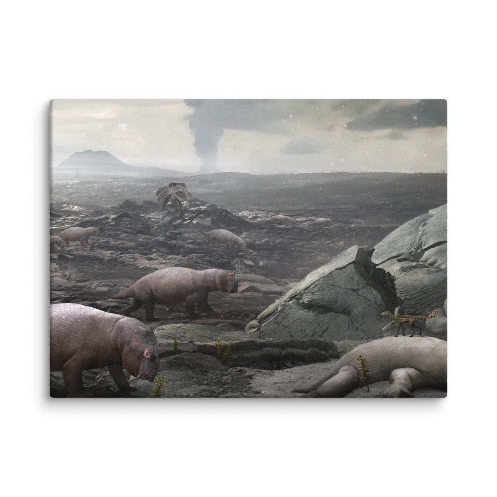 The Great Permian Extinction - On Land — Canvas 12×16