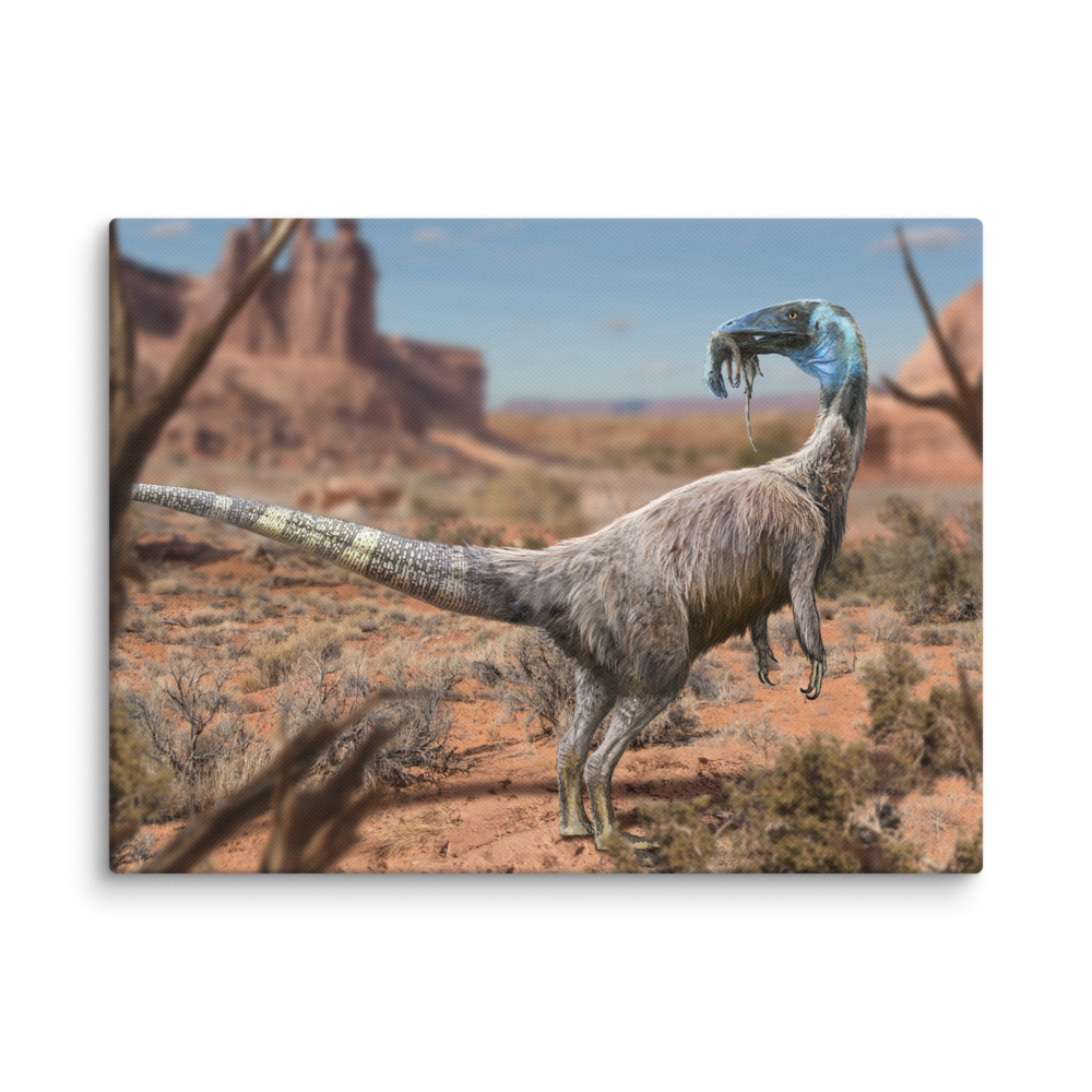 Coelophysis Cannibalism — Canvas 12×16