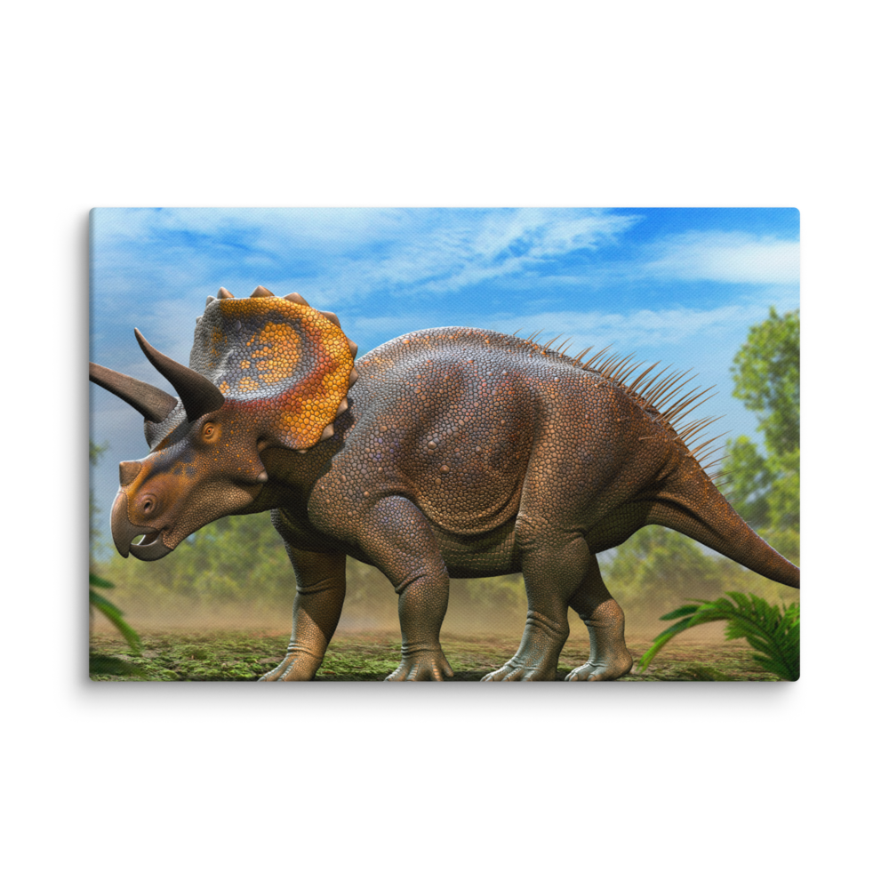 Triceratops horridus — Canvas 12×18
