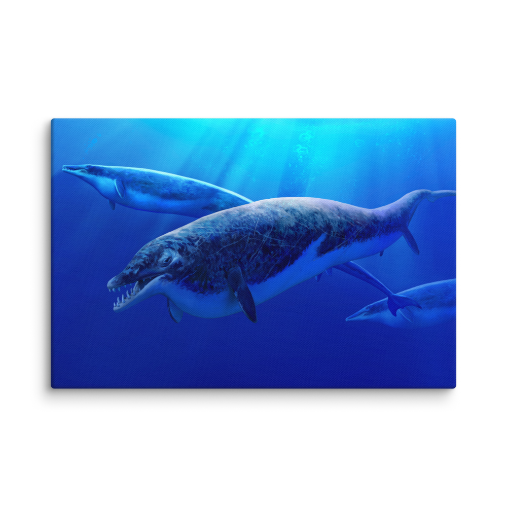 Basilosaurus Group — Canvas 12×18