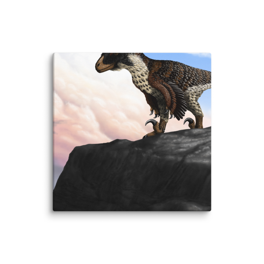Dakotaraptor steini — Canvas 16×16