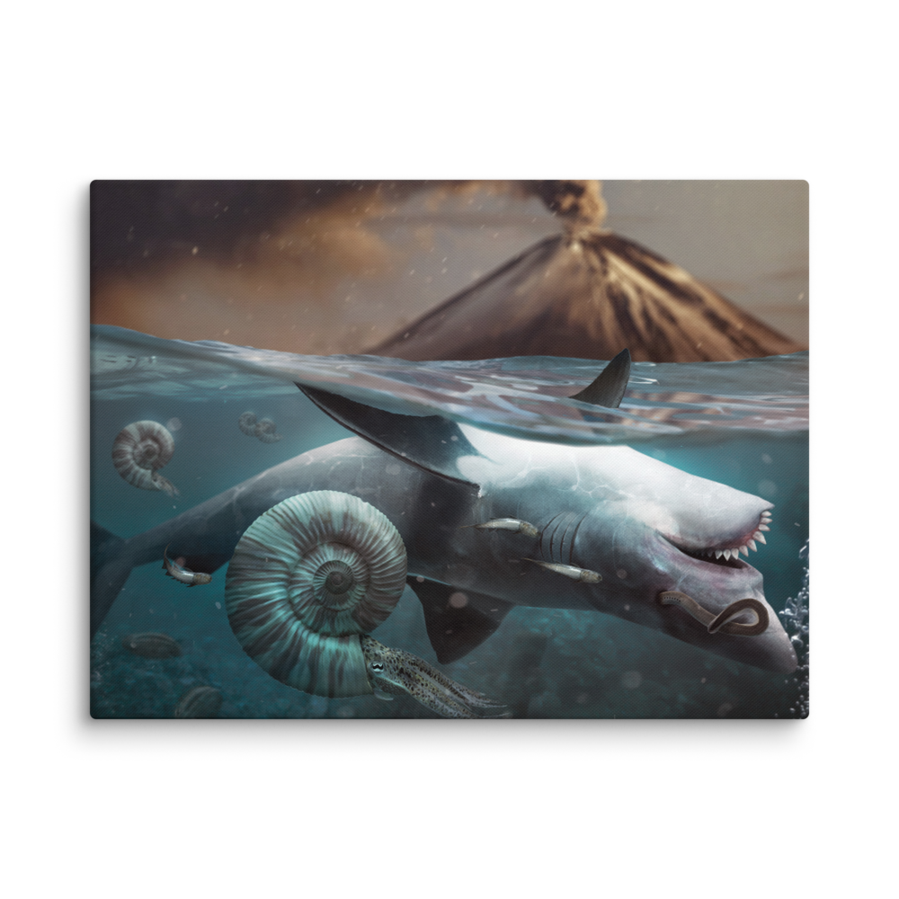 The Great Permian Extinction - Marine — Canvas 18×24