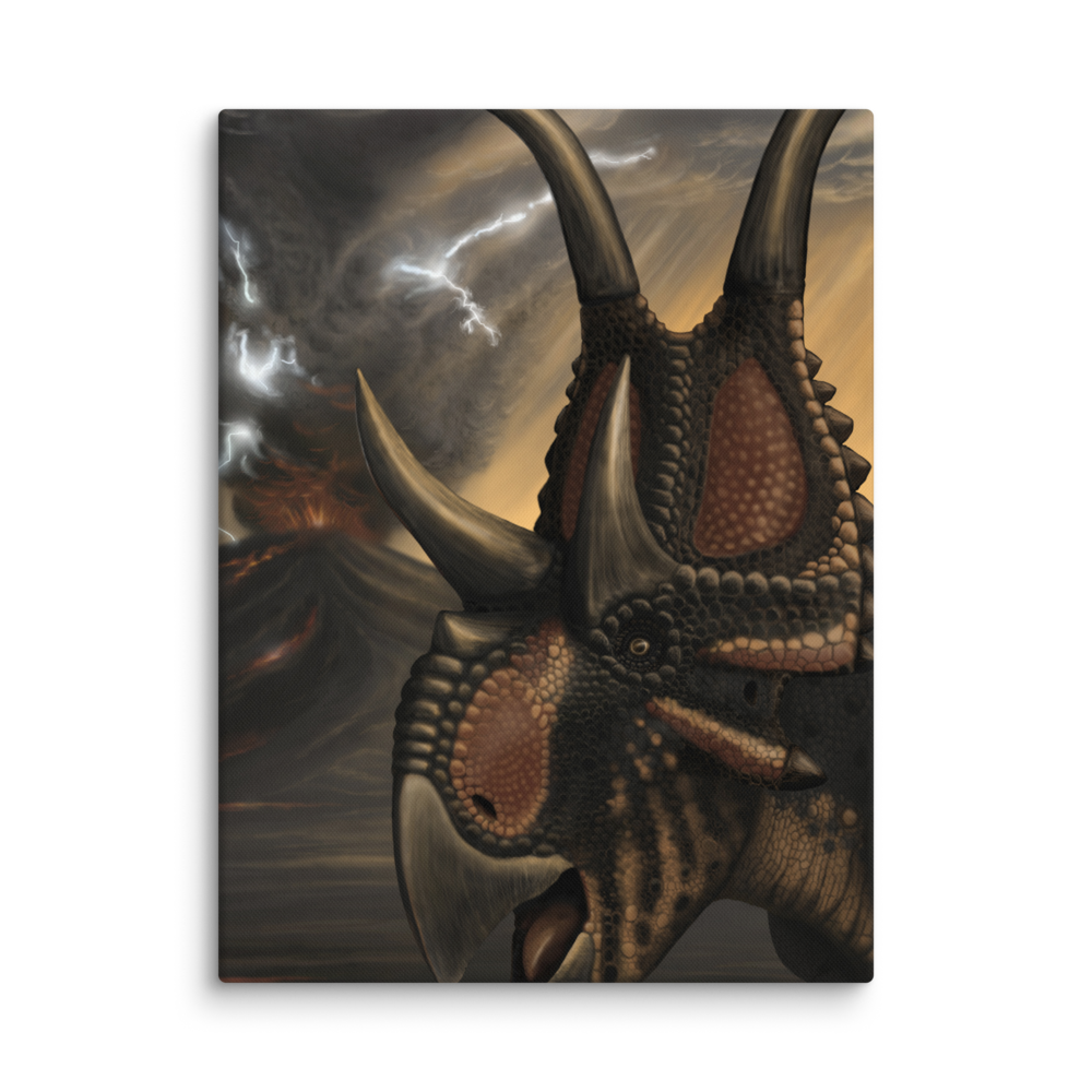 Diabloceratops eatoni — Canvas 18×24