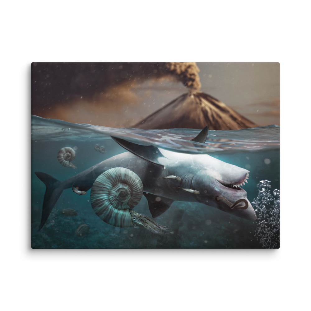 The Great Permian Extinction - Marine — Canvas 24×32