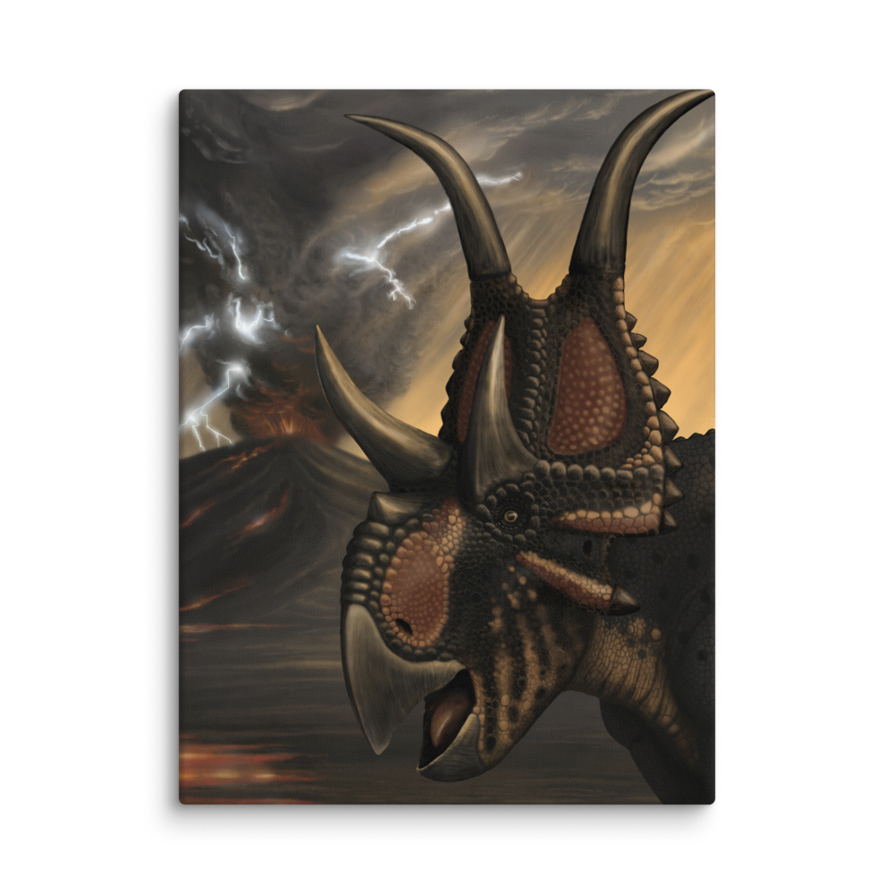 Diabloceratops eatoni — Canvas 24×32