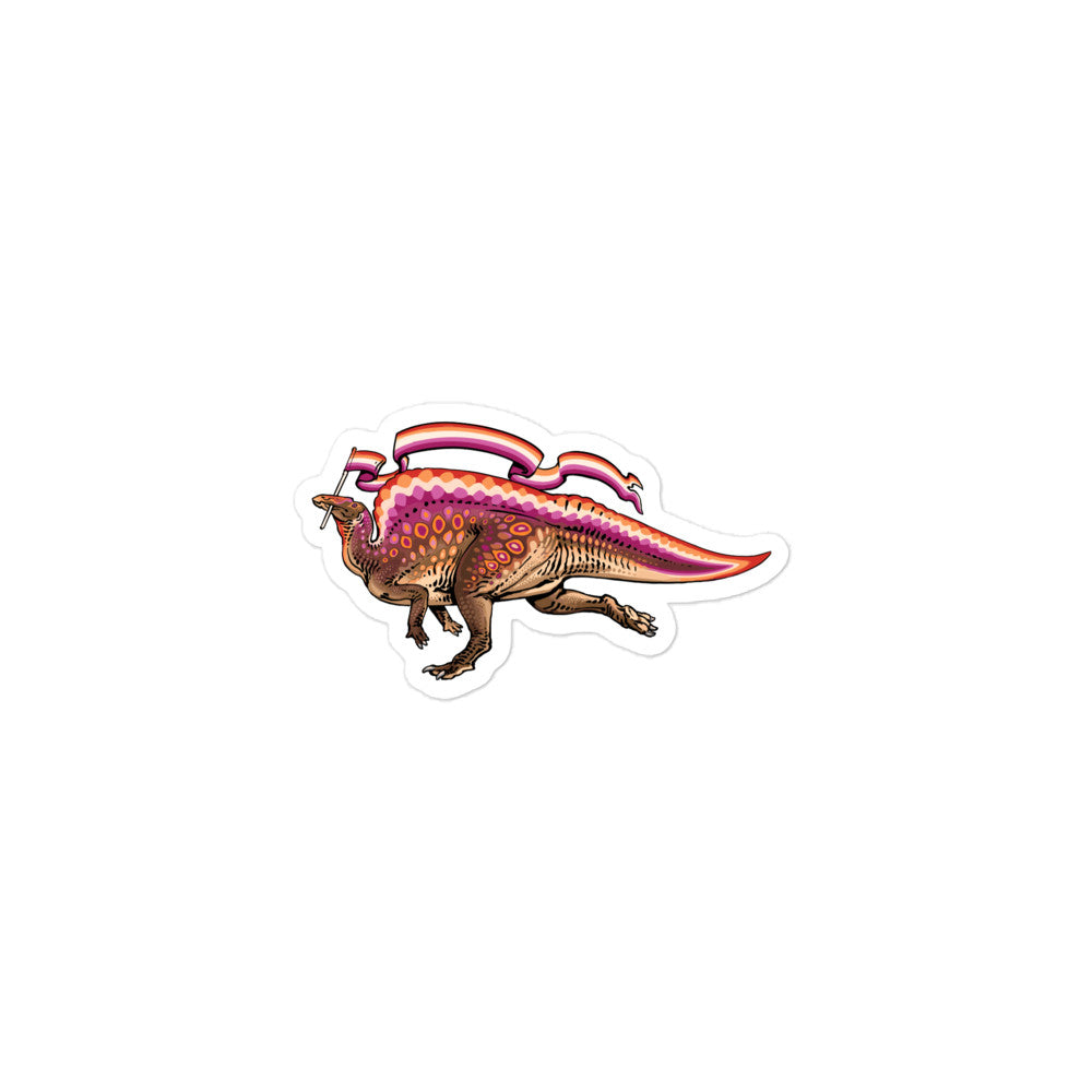 Ouranosaurus Lesbian Pride - Sticker