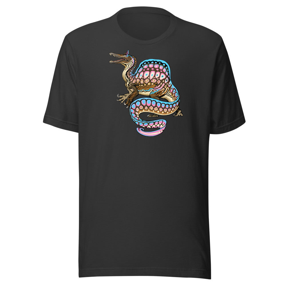 Spinosaurus Transgender Pride mockup