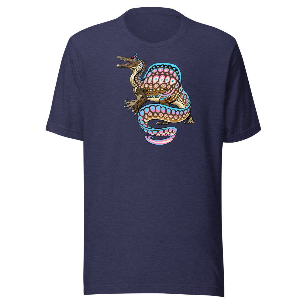 Spinosaurus Transgender Pride mockup