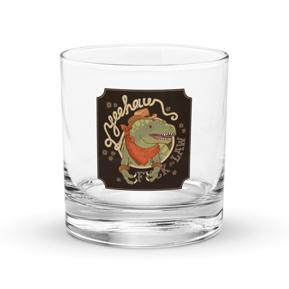 Yeehaw F**k The Law emblem mockup