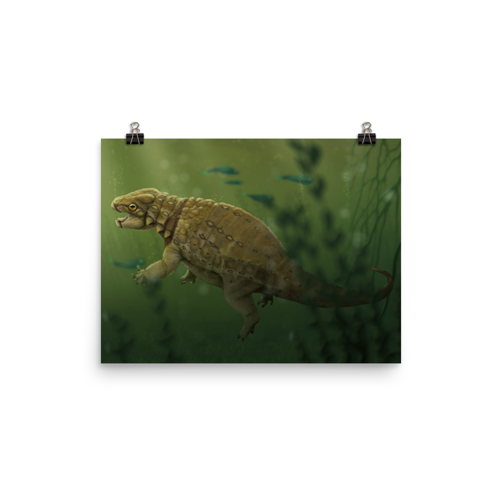 Liaoningosaurus paradoxus — Poster 12×16