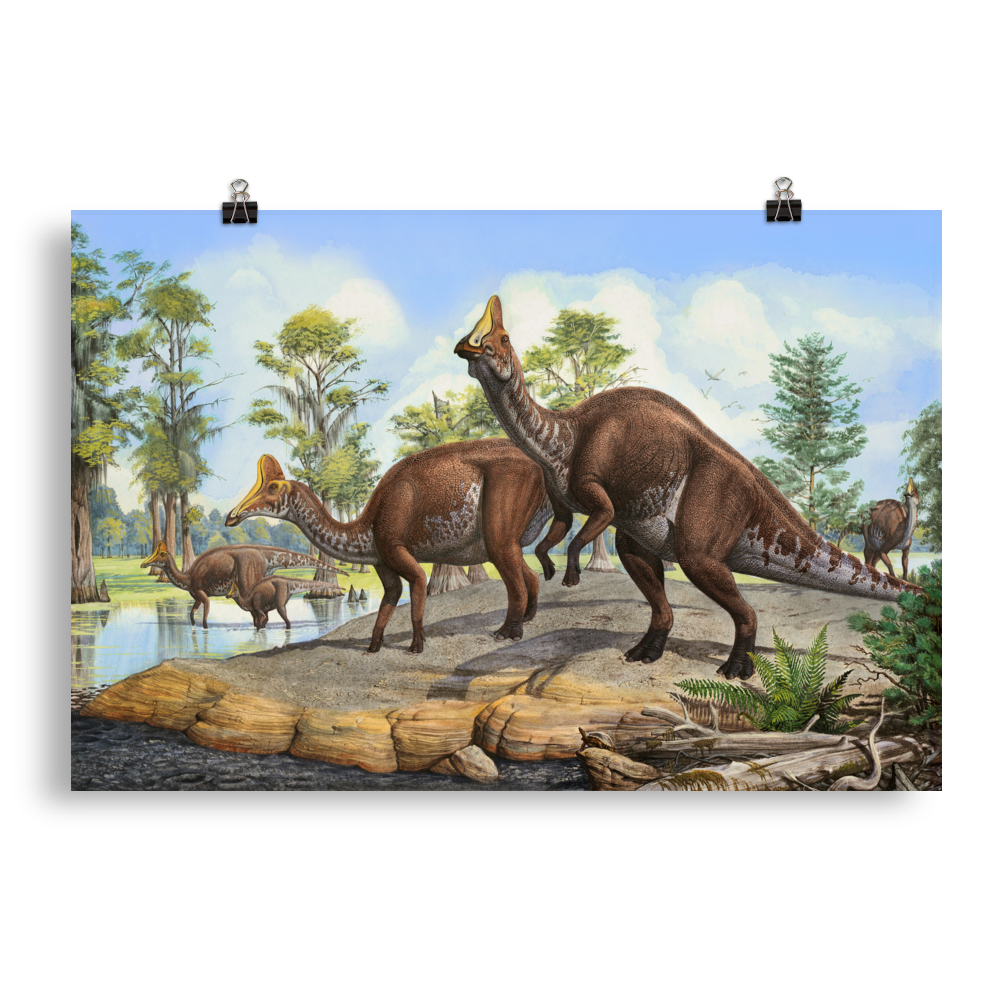 Amurosaurus riabinini — Poster 20×30