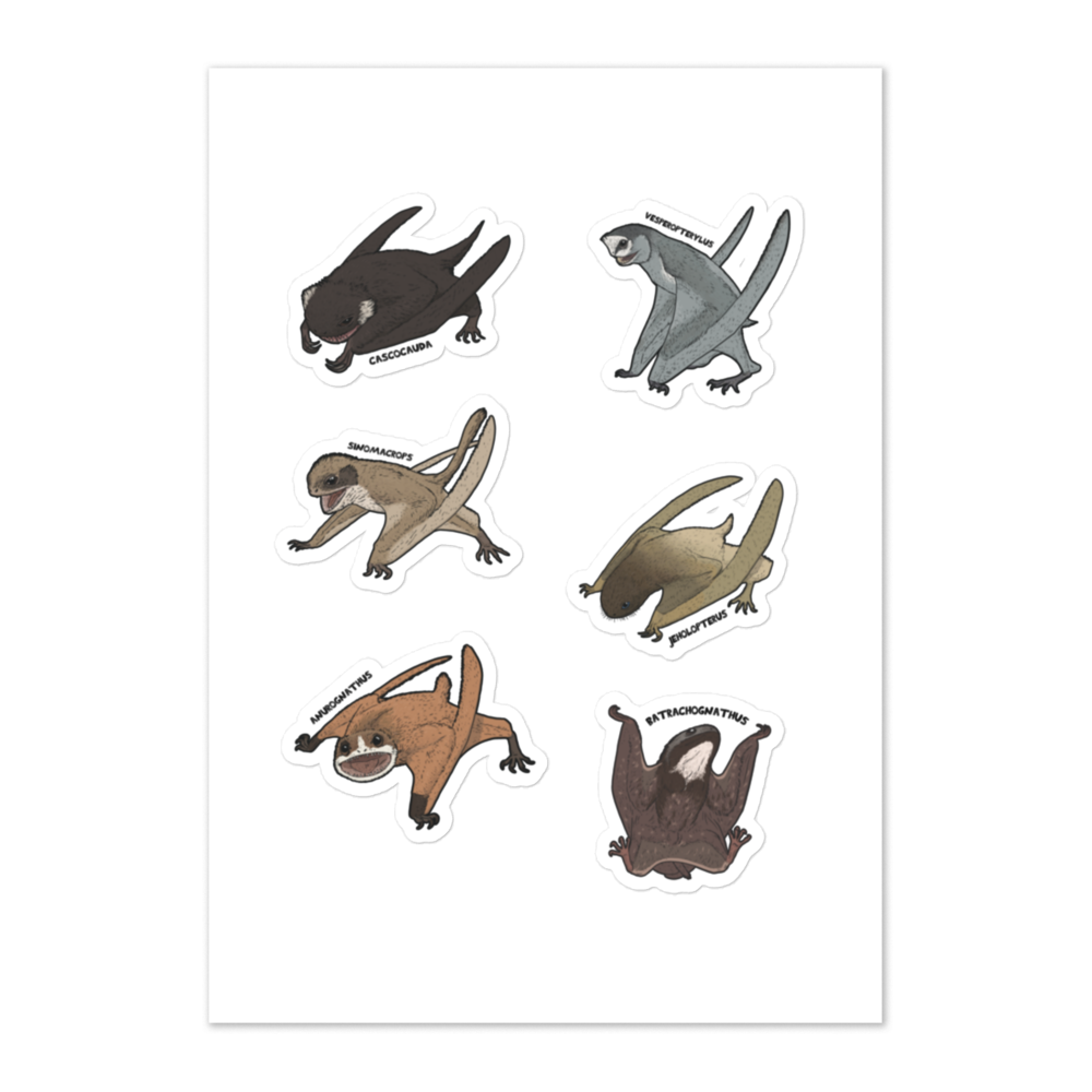 Anurognathids stickers