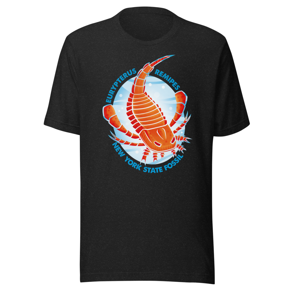 New York State Fossil (dark) unisex t-shirt
