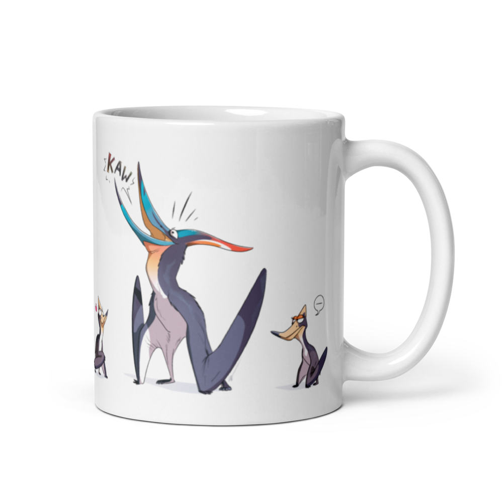 Flirty Pteranodon mug