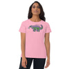 Ankylosaurus Dinosaur Queer Pride Flag women's t-shirt