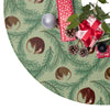 Mammals Among the Conifers Christmas tree skirt