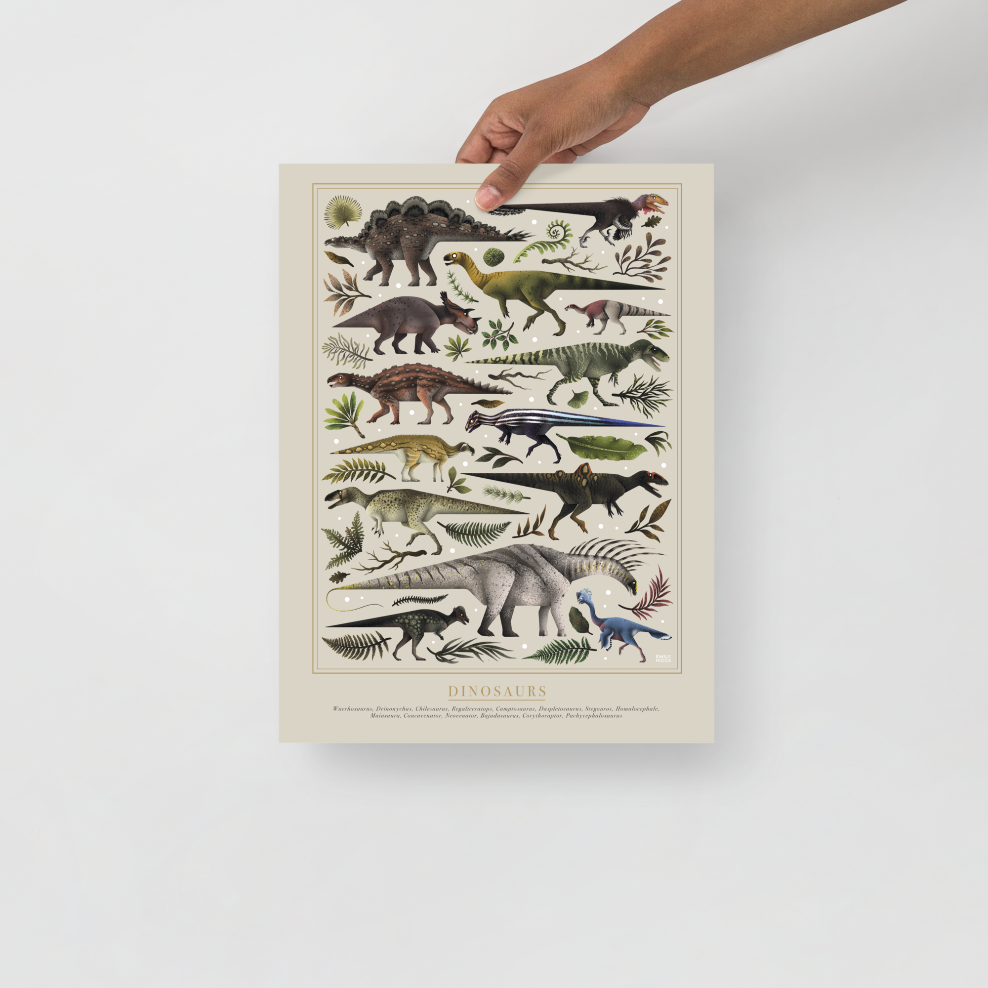 Decorative Dinosaur poster – Studio 252MYA