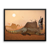 Spinosaurus framed print