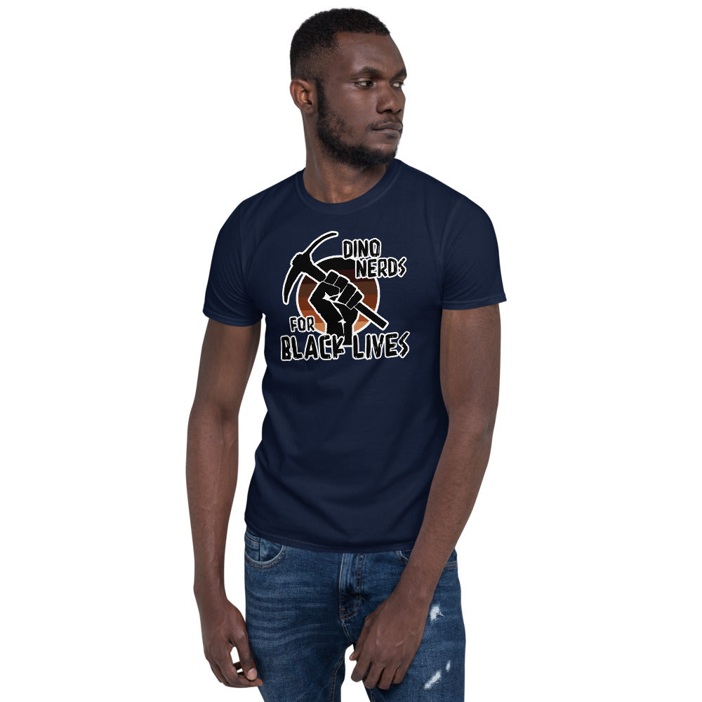 Dinosaur Nerds for Black Lives Matter unisex t-shirt