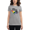Y'all Means All dinosaur pride women's short sleeve t-shirt