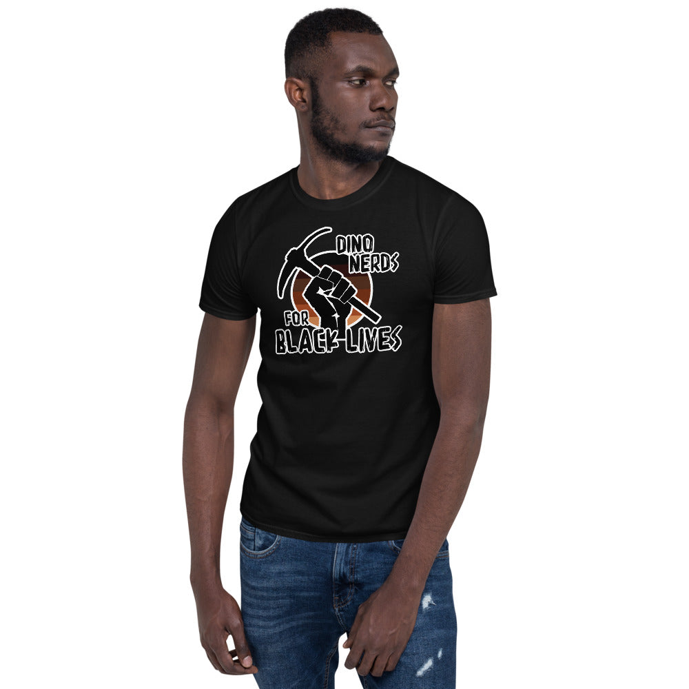 Dinosaur Nerds for Black Lives Matter unisex t-shirt