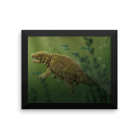 Liaoningosaurus framed print