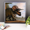 Triceratops framed print