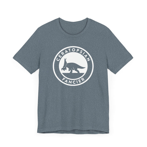 Ceratopsian Fancier unisex t-shirt