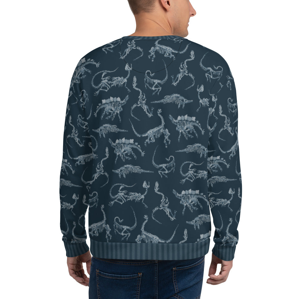 Fossil Bones Ugly Holiday Sweatshirt