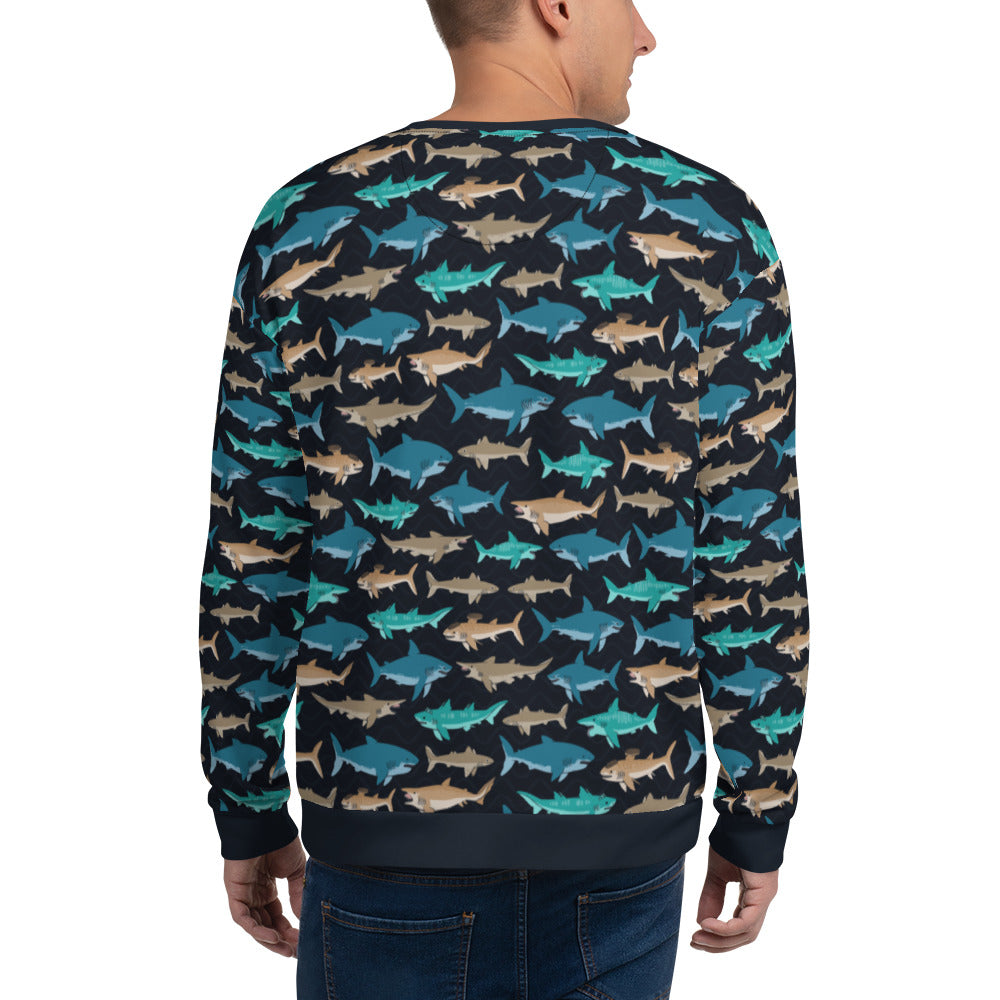 Prehistoric Sharks unisex sweatshirt