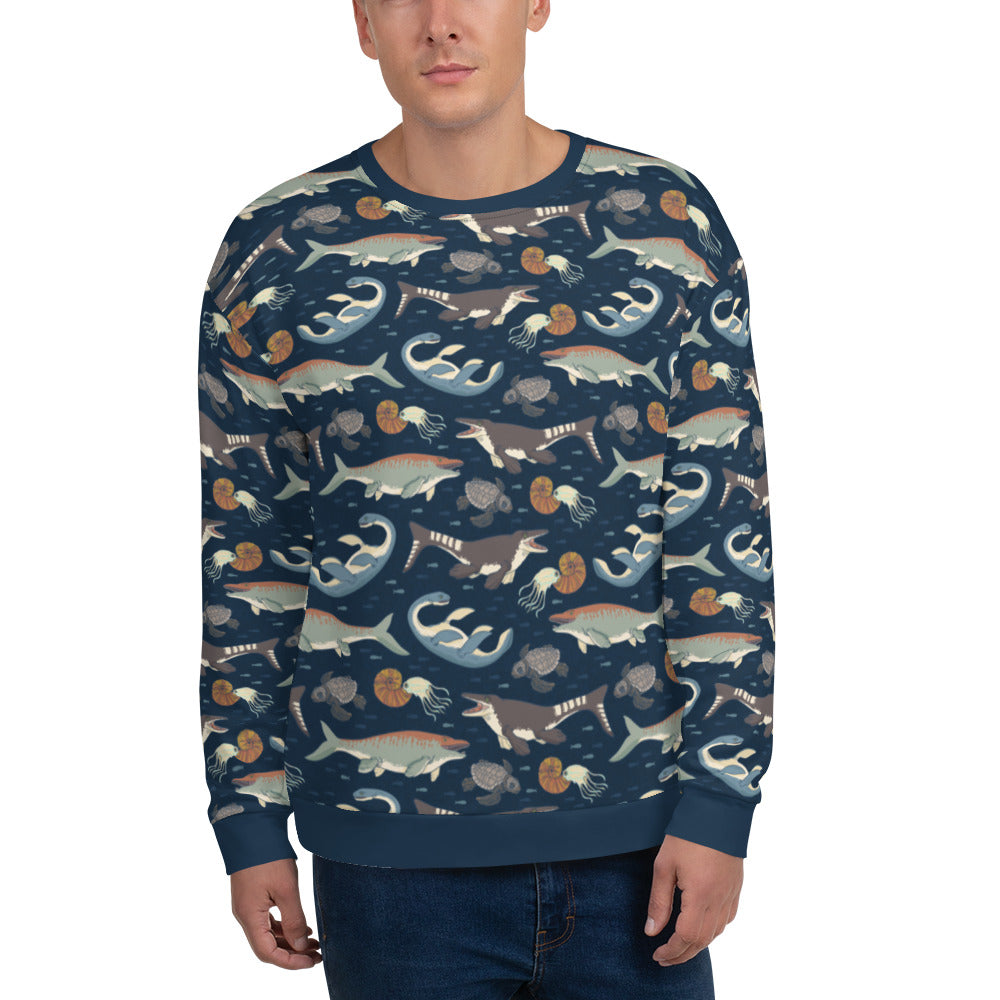 Prehistoric Coasts unisex sweatshirt