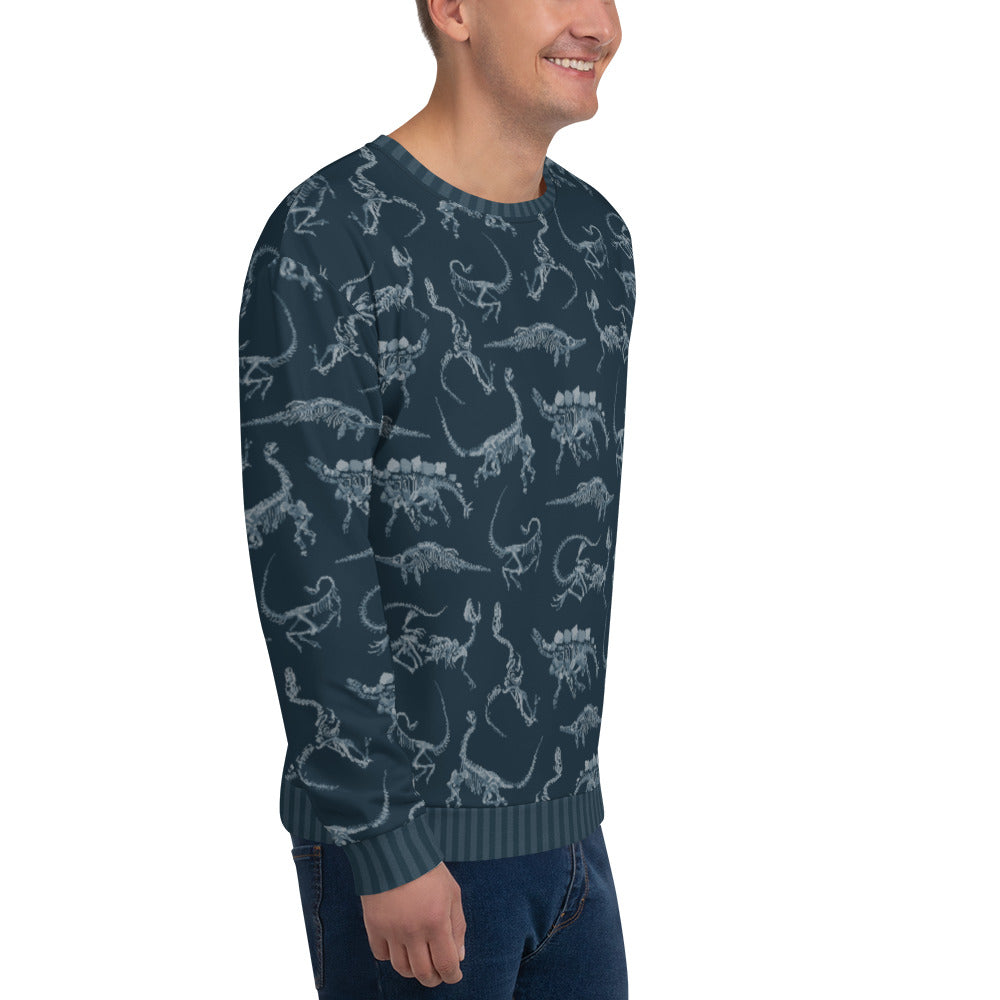 Fossil Bones Ugly Holiday Sweatshirt