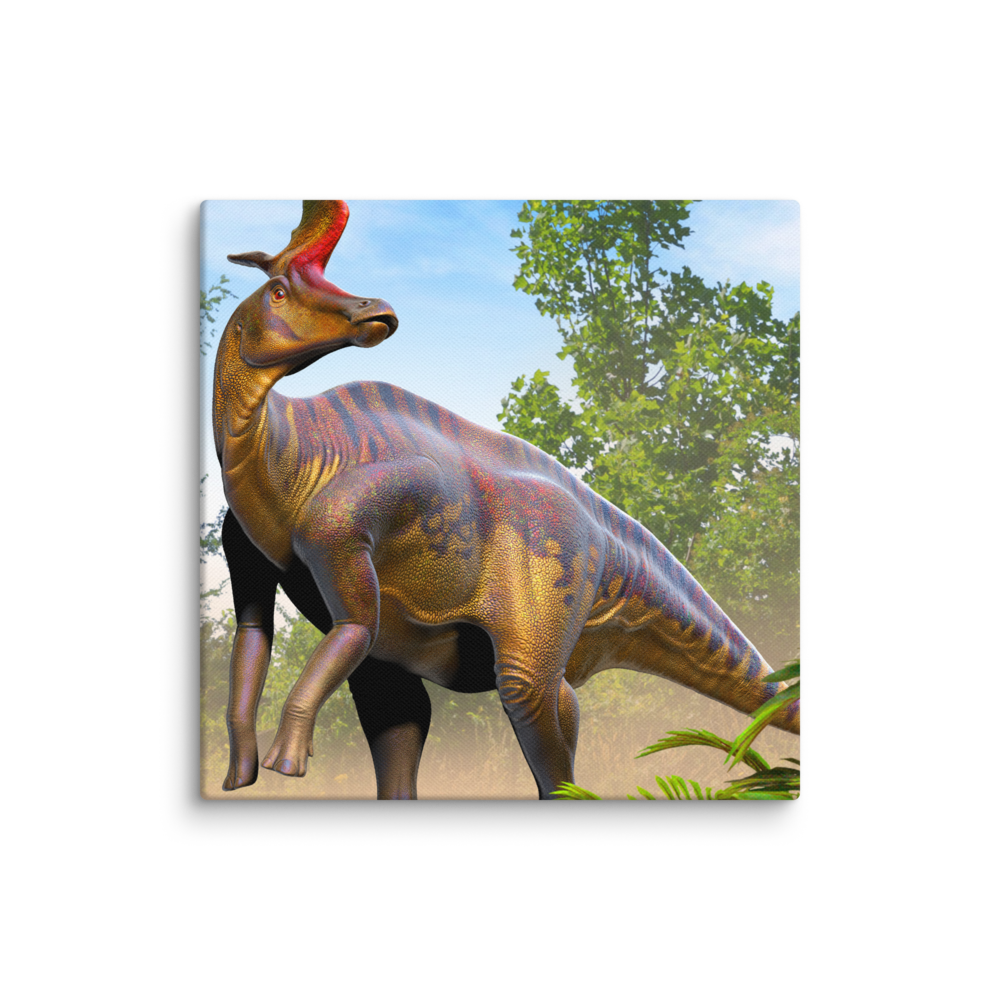 Lambeosaurus lambei — Canvas 12×12