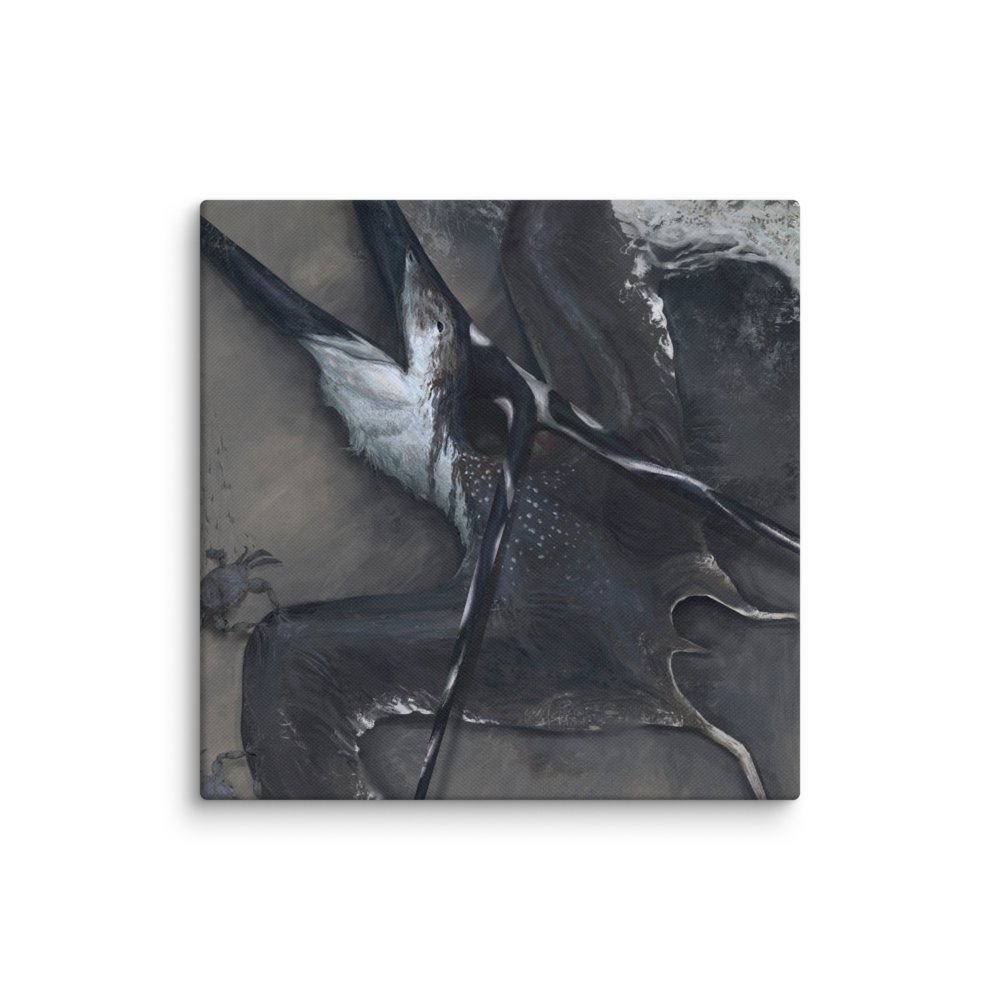 Nyctosaurus Washed Ashore canvas