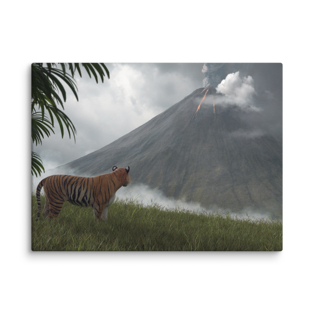 Toba Eruption — Canvas 12×16