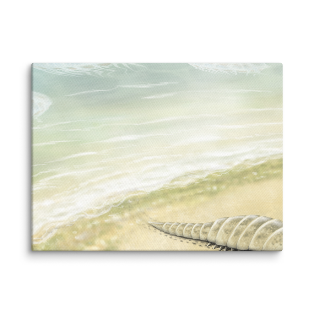 Euthycarcinoid, early land arthropod canvas
