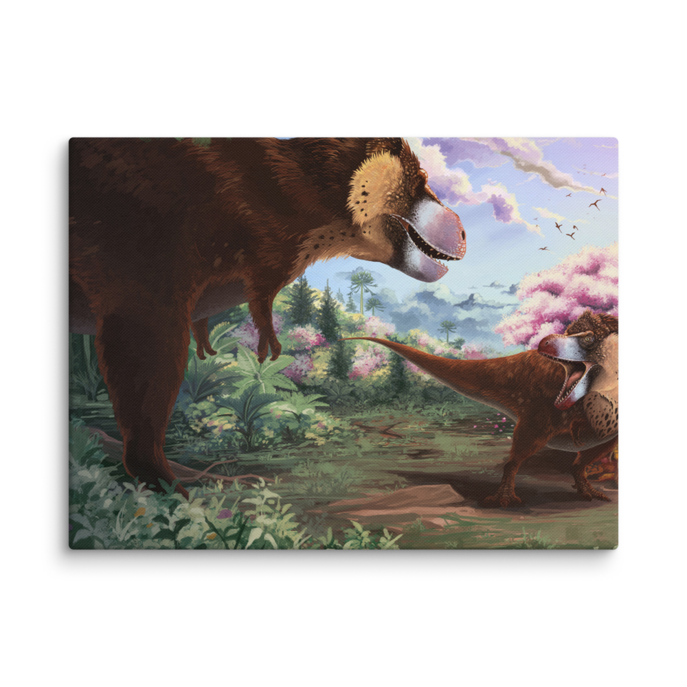 Tyrannosaurus rex canvas