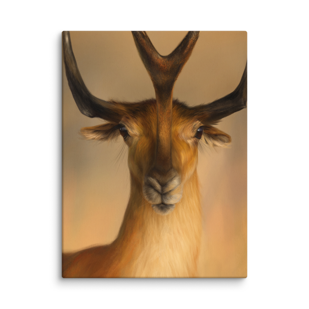 Synthetoceras tricornatus canvas