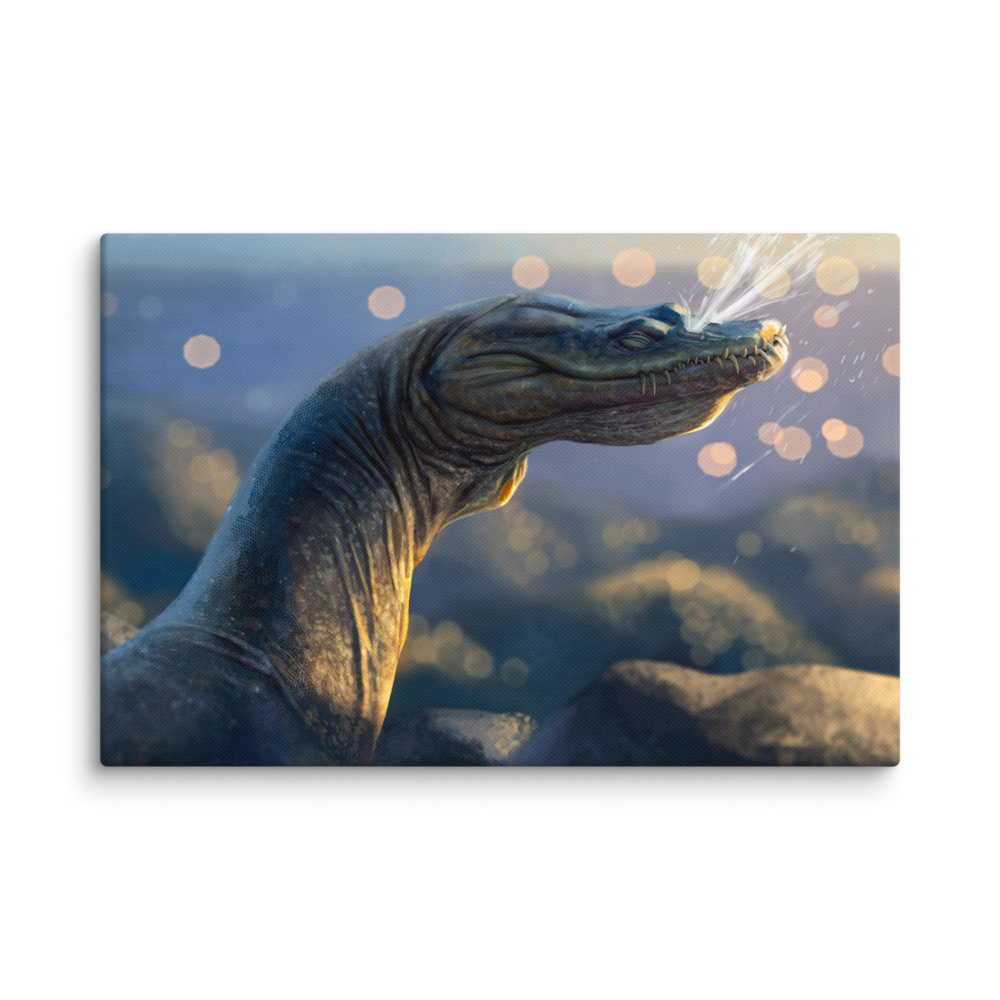 Sneezy Nothosaurus canvas