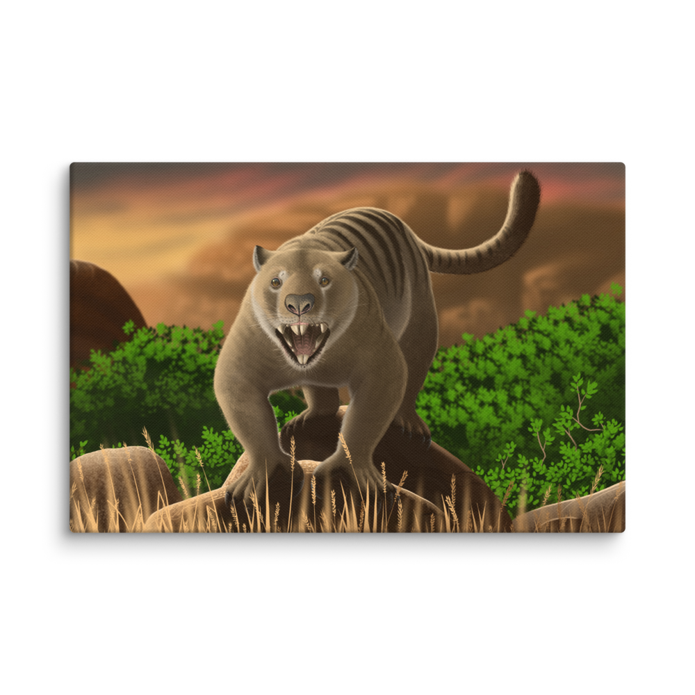 Thylacoleo — Canvas 12×18