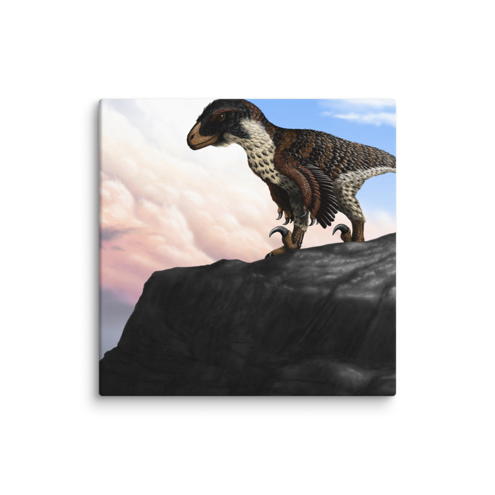 Dakotaraptor steini — Canvas 14×14