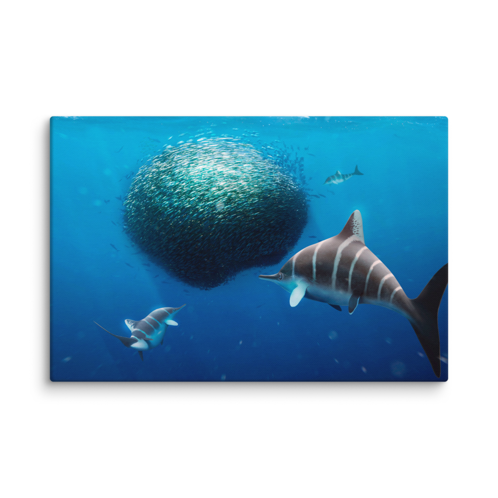 Ichthyosaurus larkini — Canvas 20×30