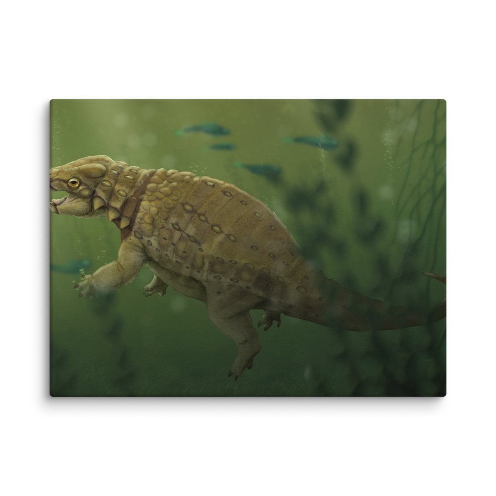 Liaoningosaurus paradoxus — Canvas 24×32