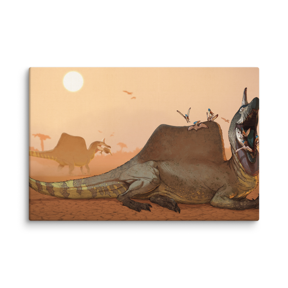 Spinosaurus aegyptiacus — Canvas 24×36