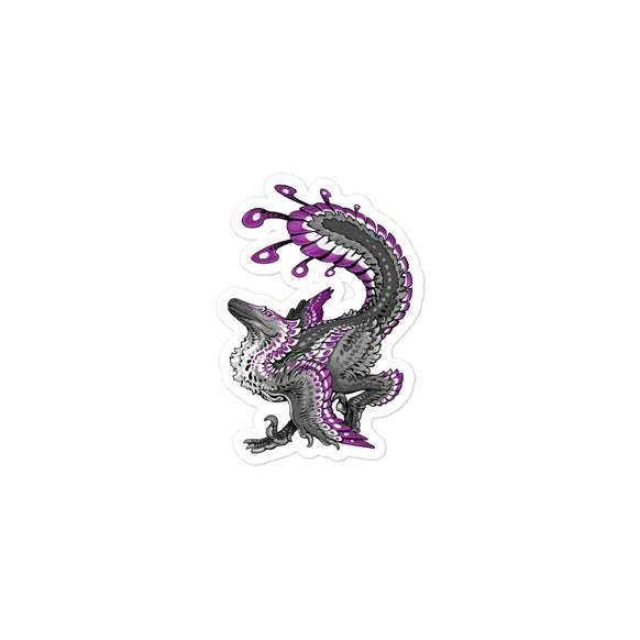 Asexual Velociraptor - Sticker