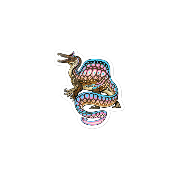Spinosaurus Transgender Pride - Sticker