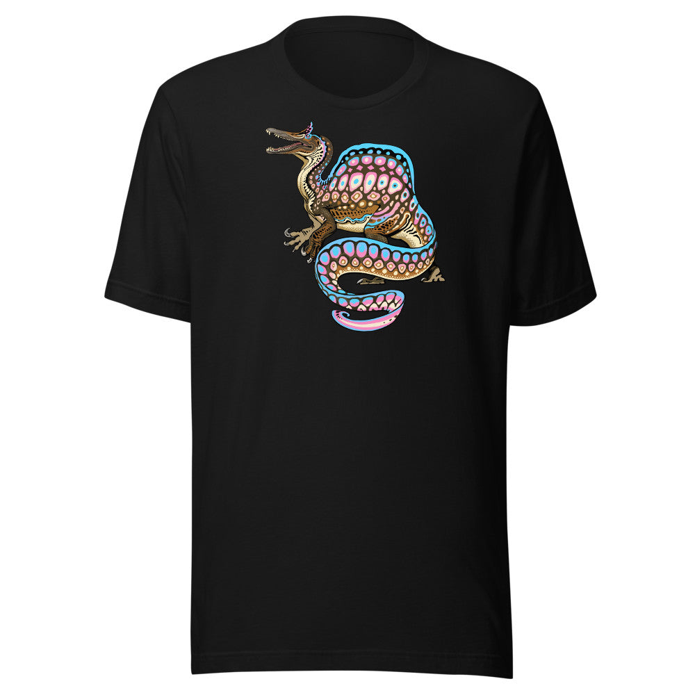 Spinosaurus Transgender Pride mockup
