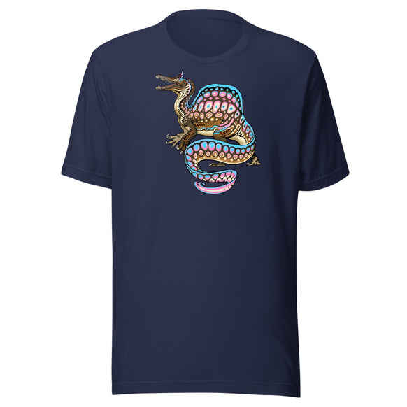 Spinosaurus Transgender Pride mockup