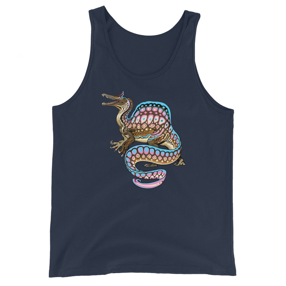 Spinosaurus Transgender Pride mockup