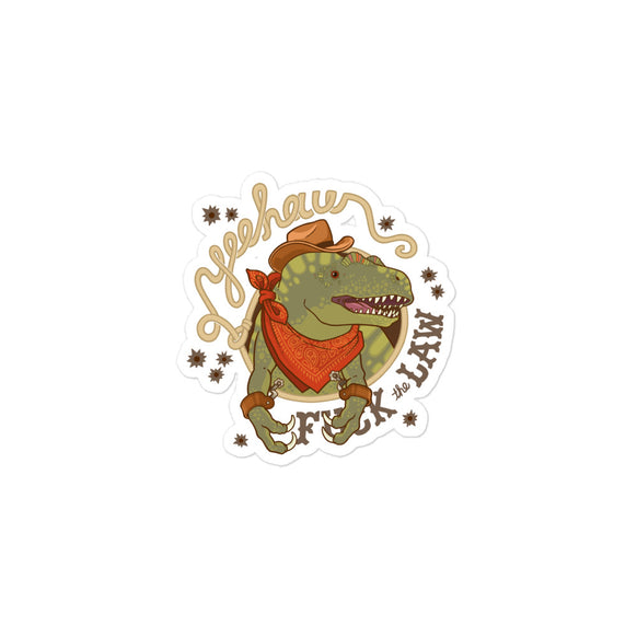 Yeehaw F**k the Law - Sticker
